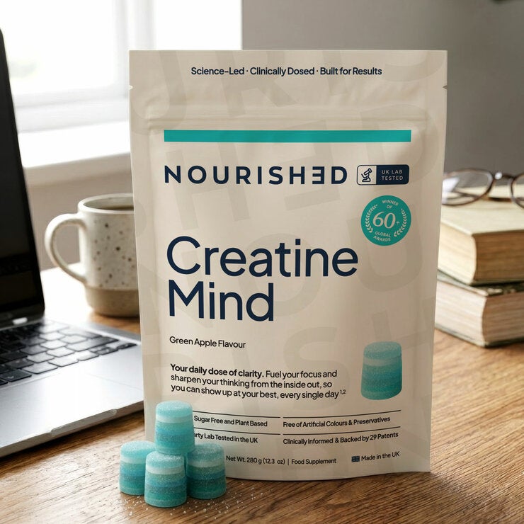 NOURISH3D Creatine Gummies, Green Apple 120 Count 664115