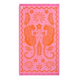 Welhome Leopard Dance Beach Towel, 102 x 183 cm