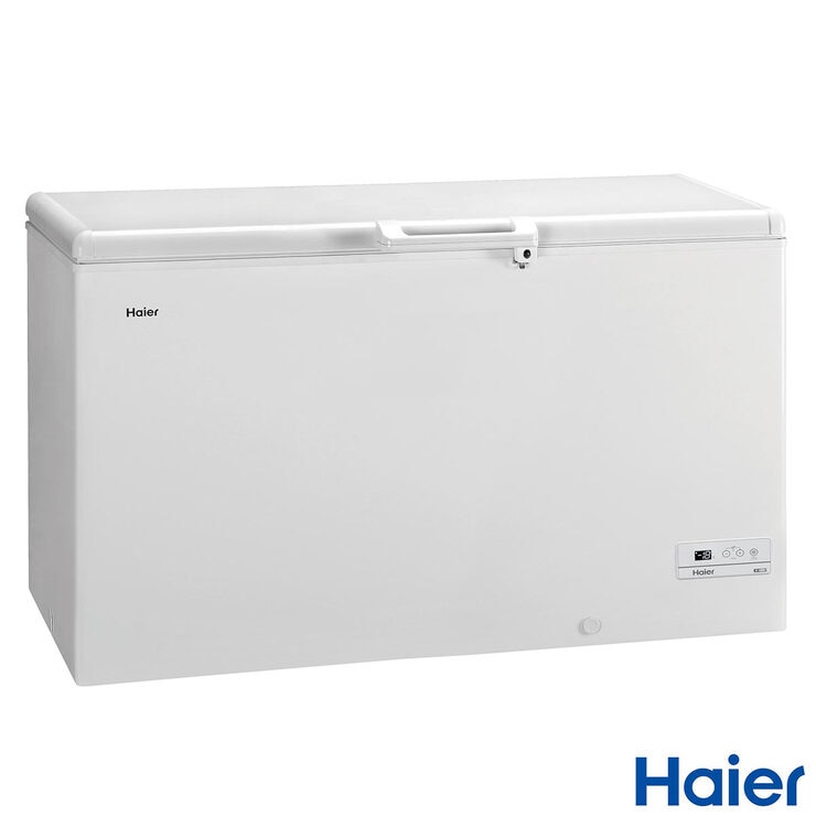 Haier HCE429F, 429L, Chest Freezer, A+ Rating in White Costco UK