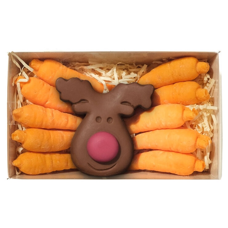 Choc on Choc Chocolate Carrots and Reindeer, 2 x 120g