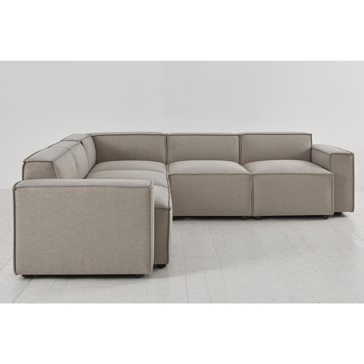 Swyft Model 08 Corner Sofa  in Pumice Linen
