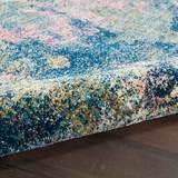 Fusion Deep Navy Abstract Rug, 160 x 221 cm