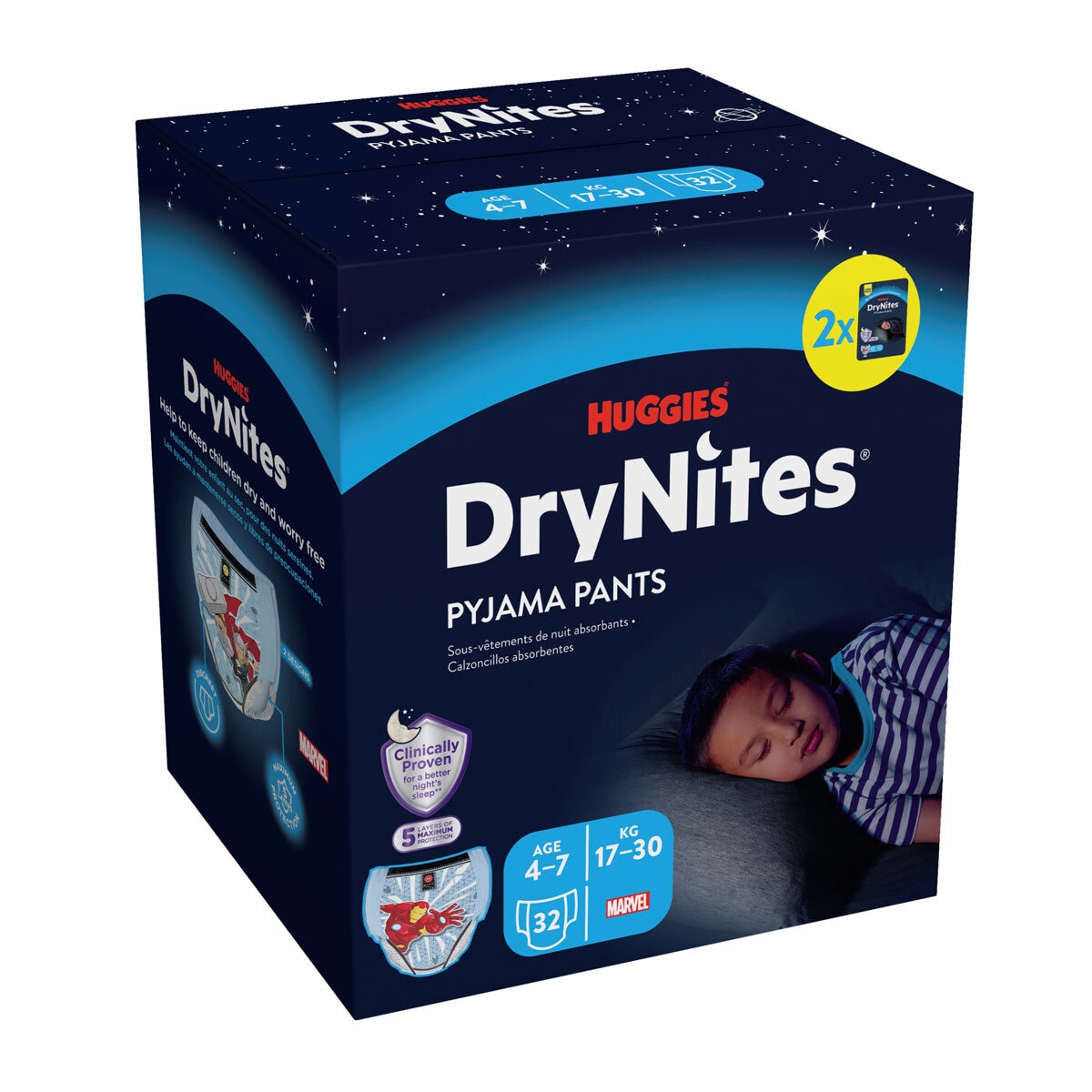 Huggies Dry Nites Boys 4-7