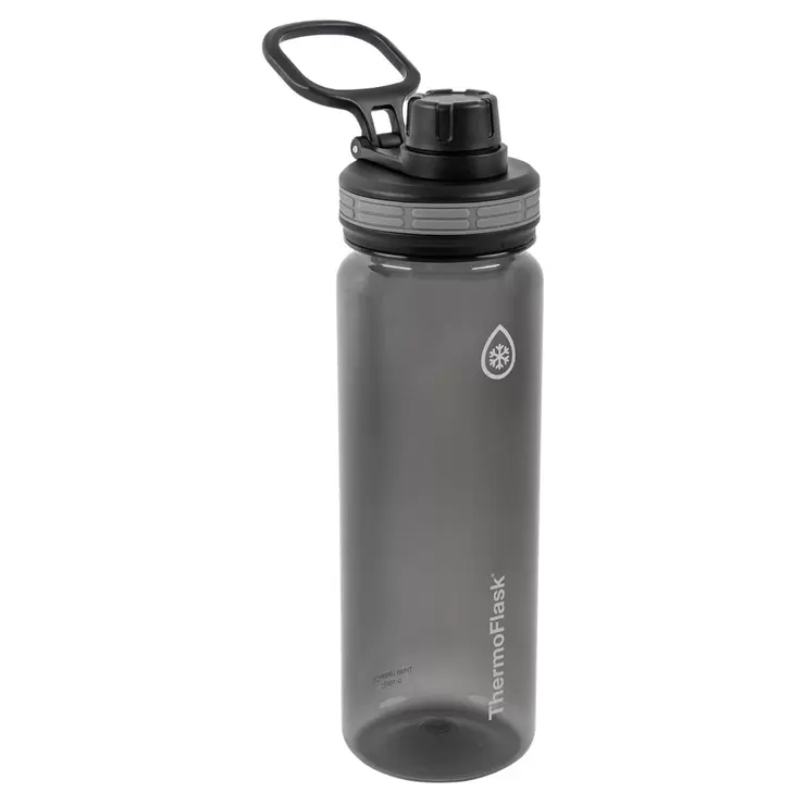 ThermoFlask 709ml Tritan Water Bottles, 3 Pack in Teal/Black/Pink