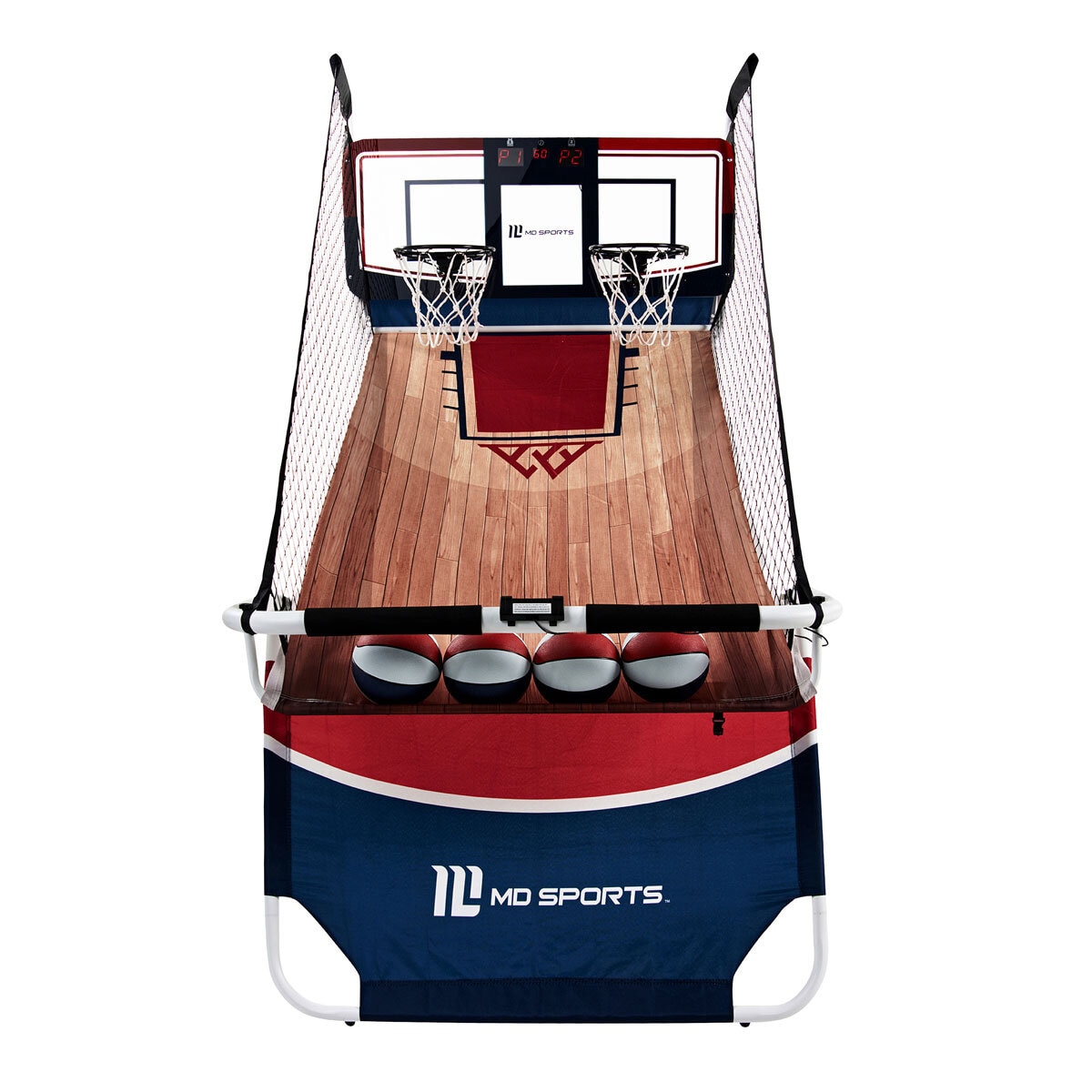 MD Sports EZ Fold 2 Player Arcade Basketball Game