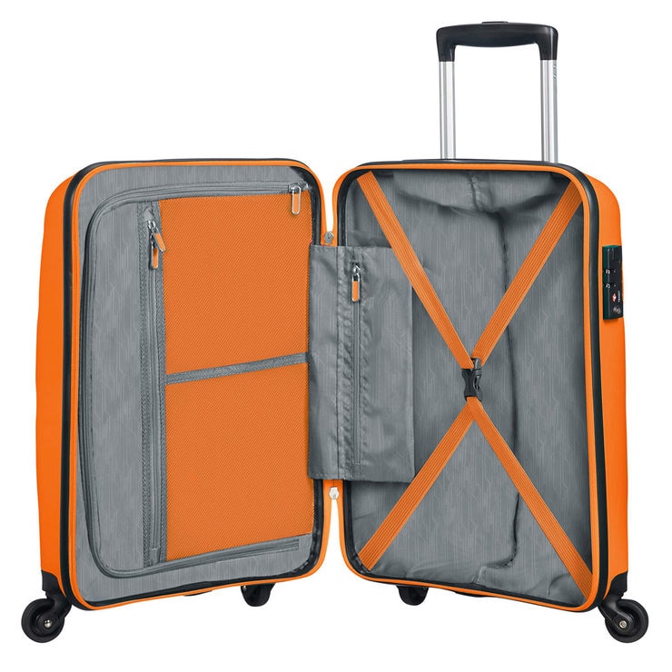 American Tourister Bon Air Carry On Spinner Case, Tangerine Orange