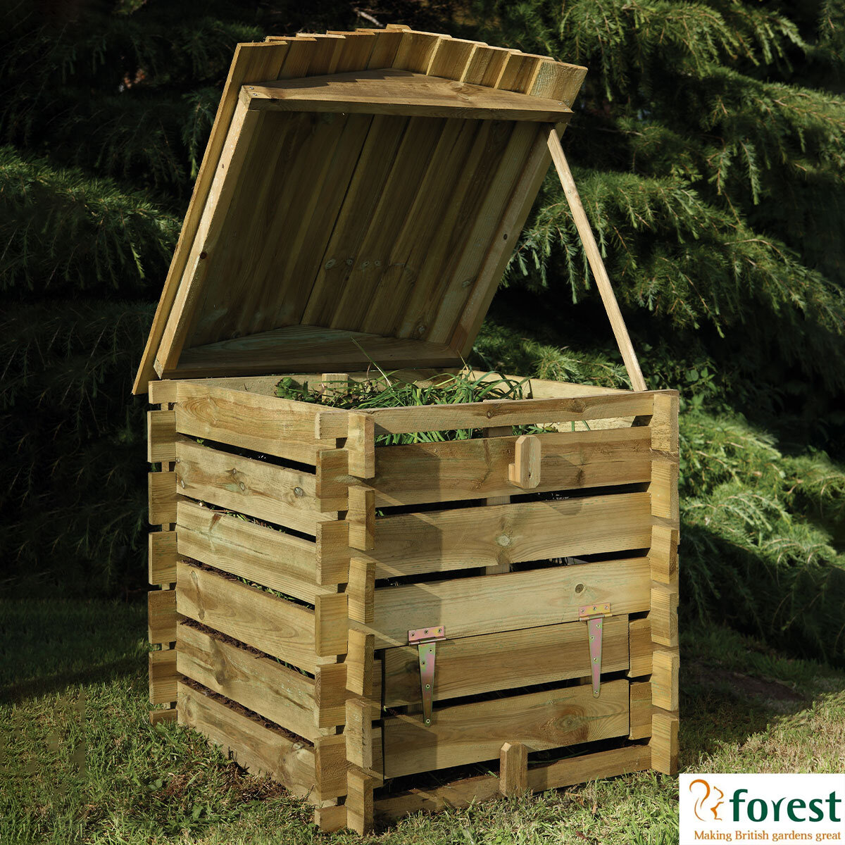 Forest Garden Wooden Beehive Composter