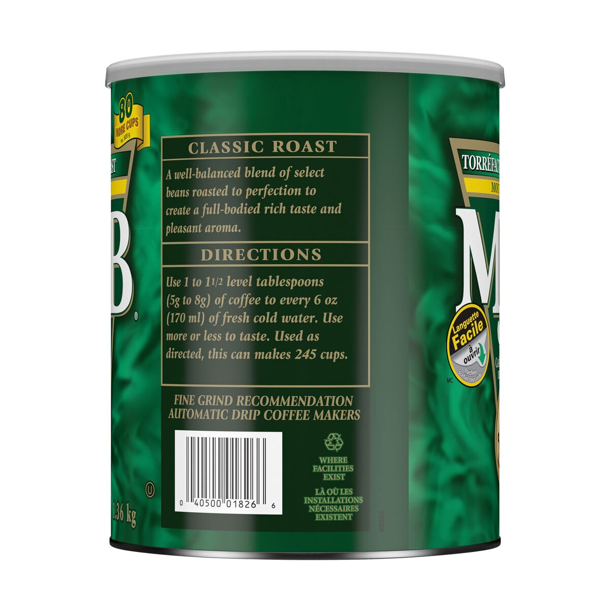 MJB Classic Roast Grind Coffee, 1.36kg Costco UK