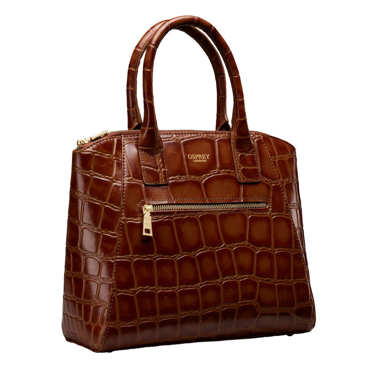 Osprey London Leather Women's Handbag, Cognac | Costco UK