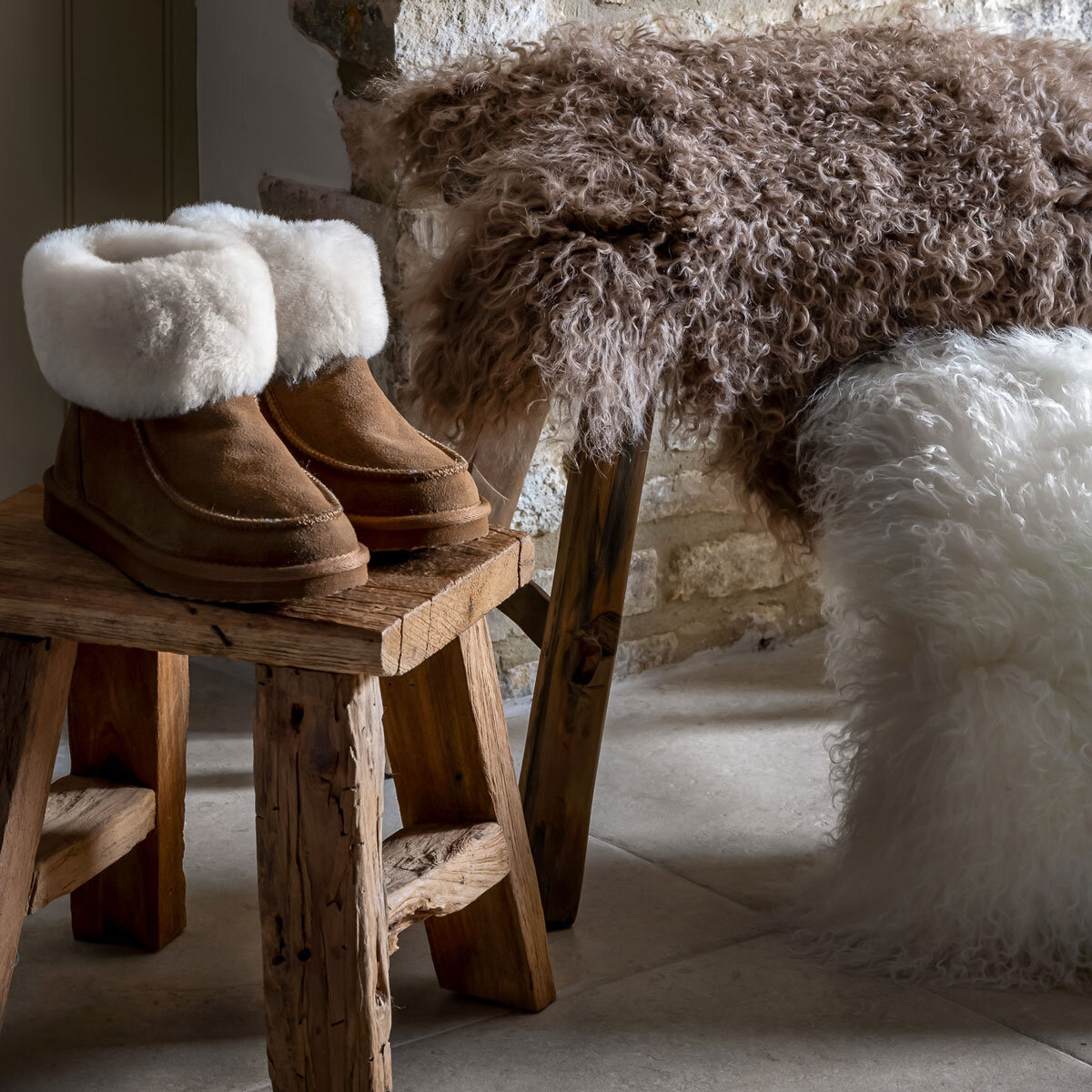 Naturally Sheepskins Mongolian Single Rug 90 x 55 cm
