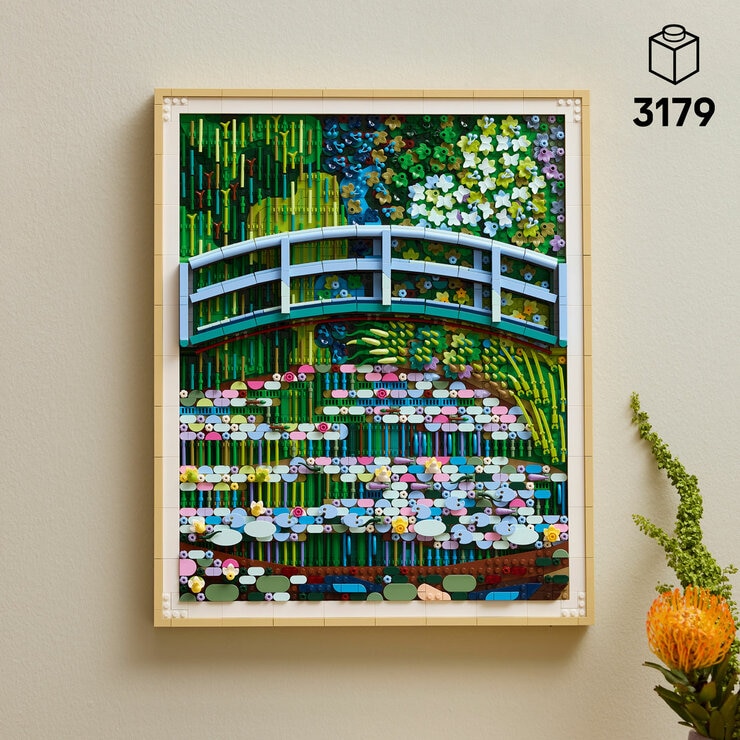 LEGO Art Claude Monet - Bridge over a Pond of Water Lilies - Model 31220 (18+ Years)