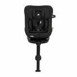Studio image of the Joie I-Pivot Car Seat from the front set up for a small baby