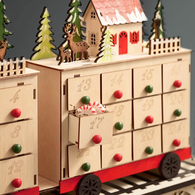 Train Village LED Advent Calendar