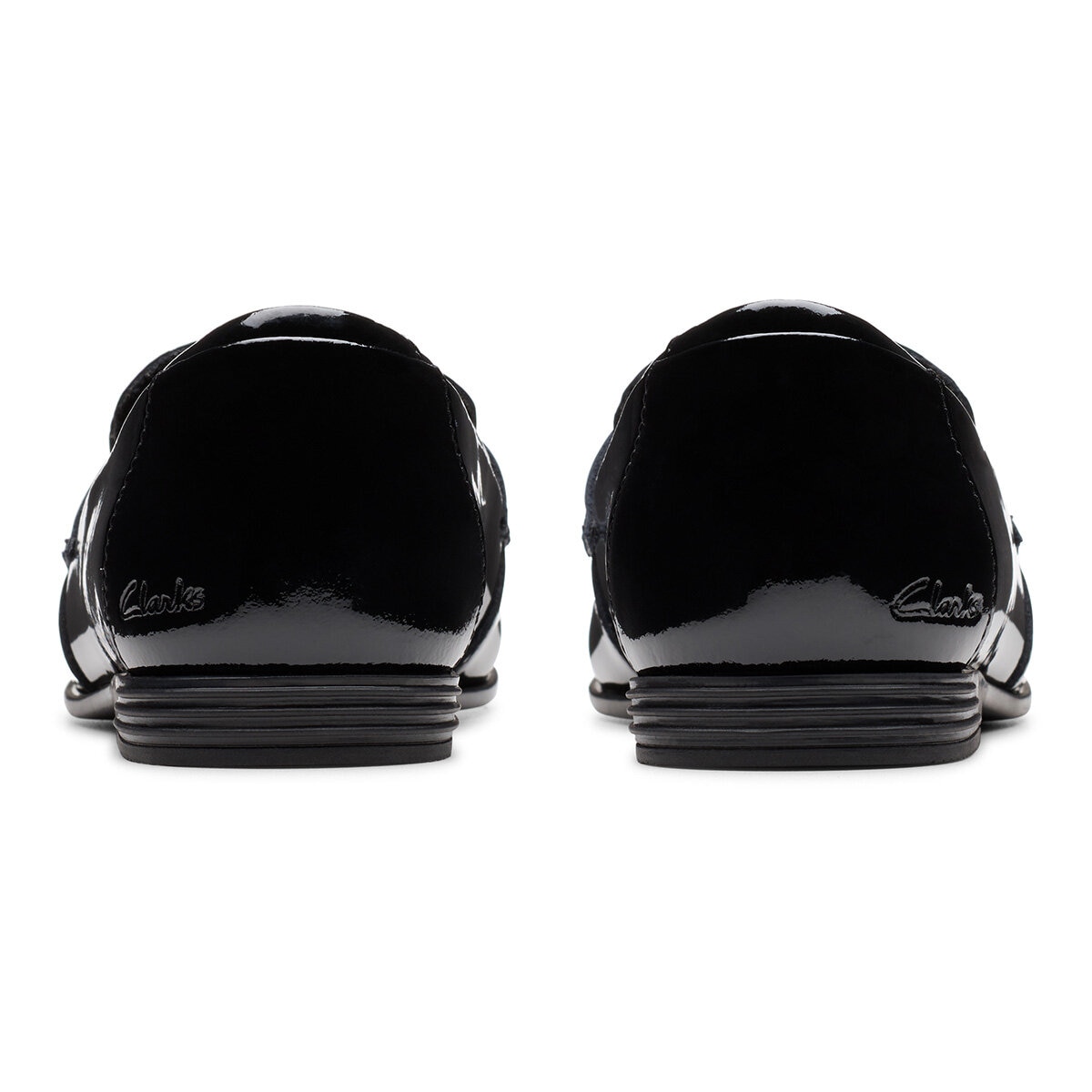 Clarks Kids Finja Bright Black Patent Shoes Clarks Kids Finja Bright Black Patent Shoes