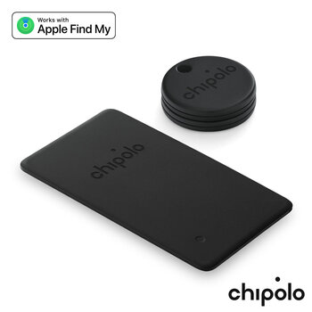 Chipolo ONE spot + CARD spot Bundle, Works with the Apple Find my Network – 2 x Chipolo ONE Sport & I x  Chipolo ONE Card for your wallet/purse
