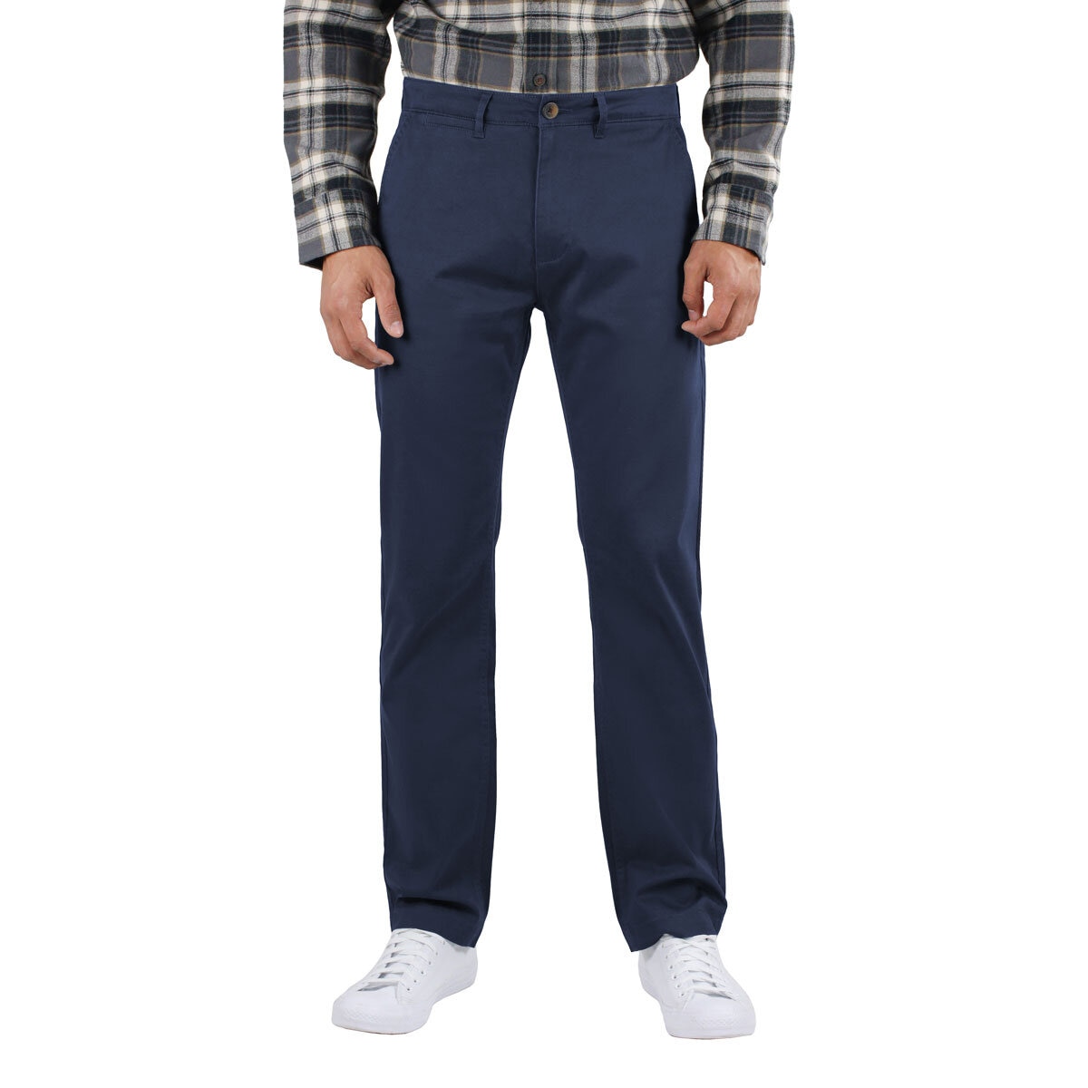Jachs Mens Stretch Chino in Navy, W40 L32