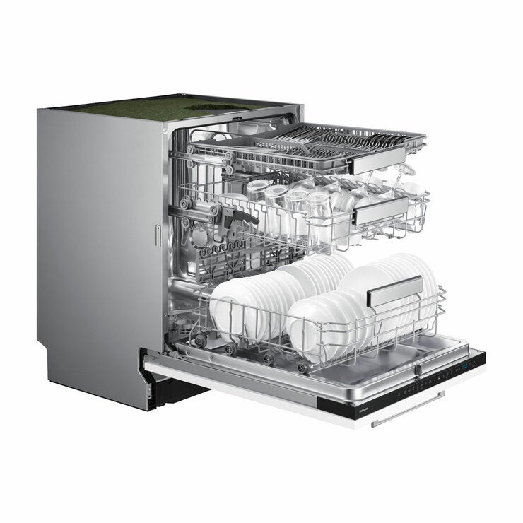 Samsung DW70H73WCB0U4 Integrated Dishwasher, C Rated in White Samsung DW70H73WCB0U4 Integrated Dishwasher, C Rated in White