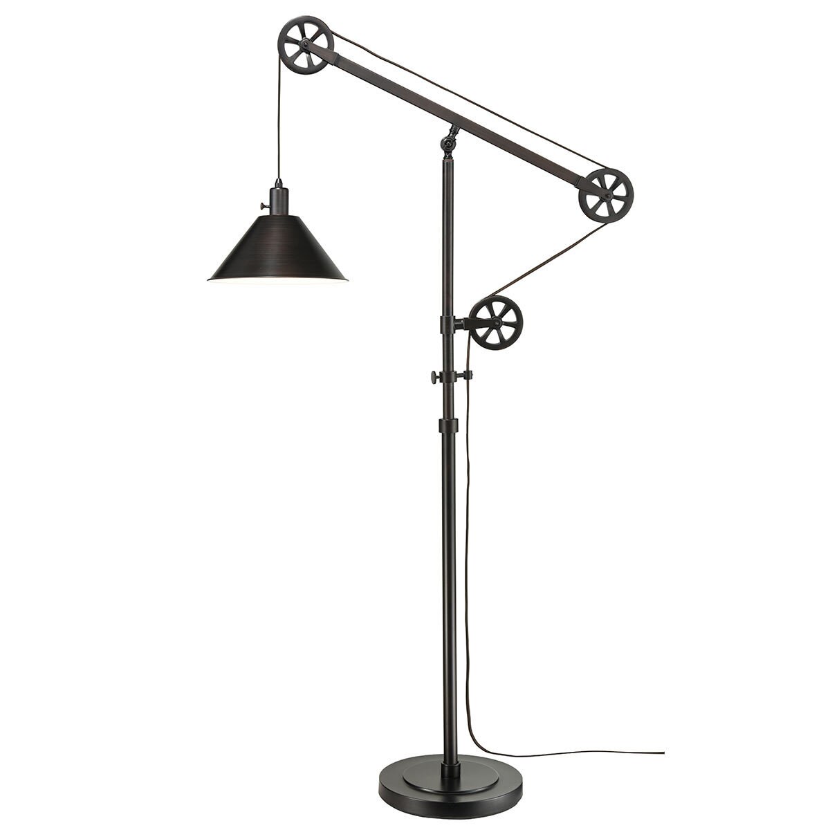 Bridgeport Designs Pulley Floor Lamp Costco UK