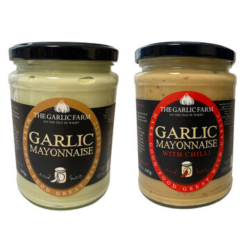 The Garlic Farm Mayonnaise Duo, 2 x 440g