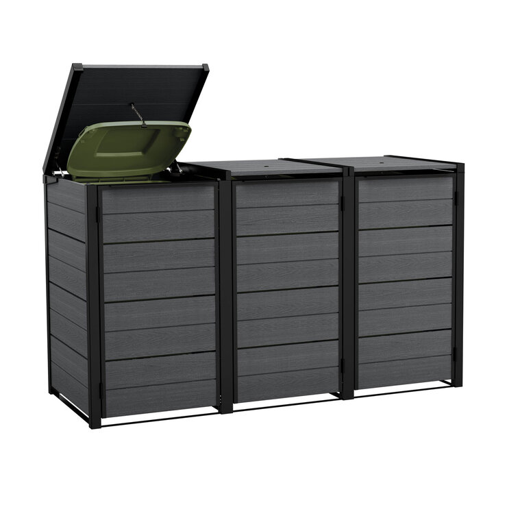 Keter Cortina Hide Away Bin Store (3 Sections)