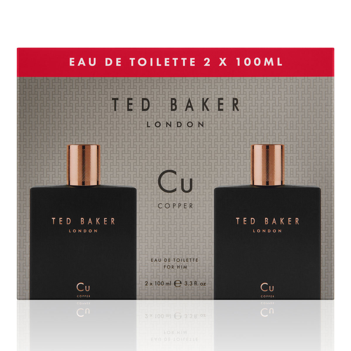 Ted Baker Tonics Cu Copper Eau De Toilette 2x100ml Cost