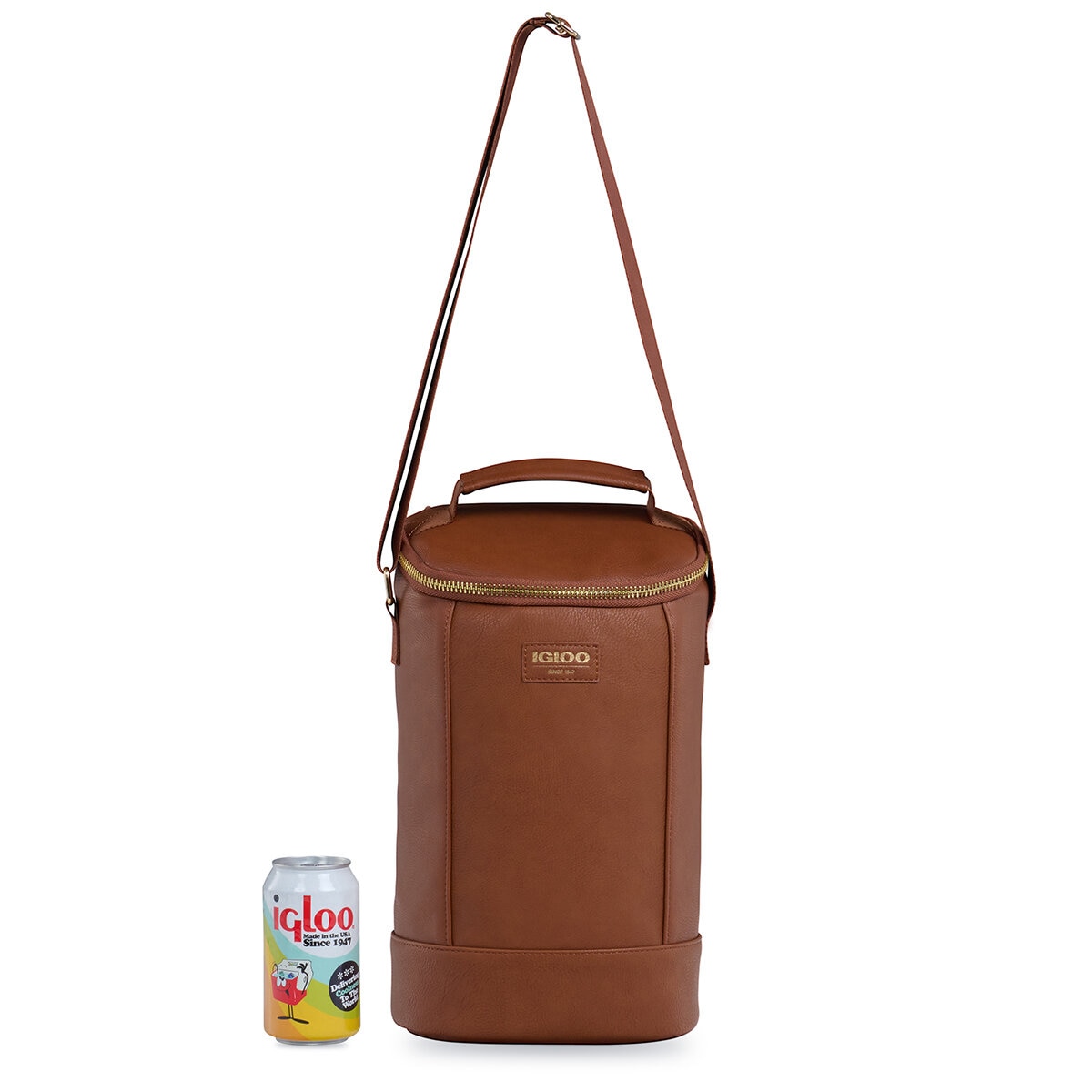 Igloo Wine Tote Cognac