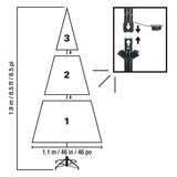 6ft 6 Inch (1.9m) Pre-Lit Aspen Artificial Christmas Tree with 1,500 Colour Changing Micro LED Lights
