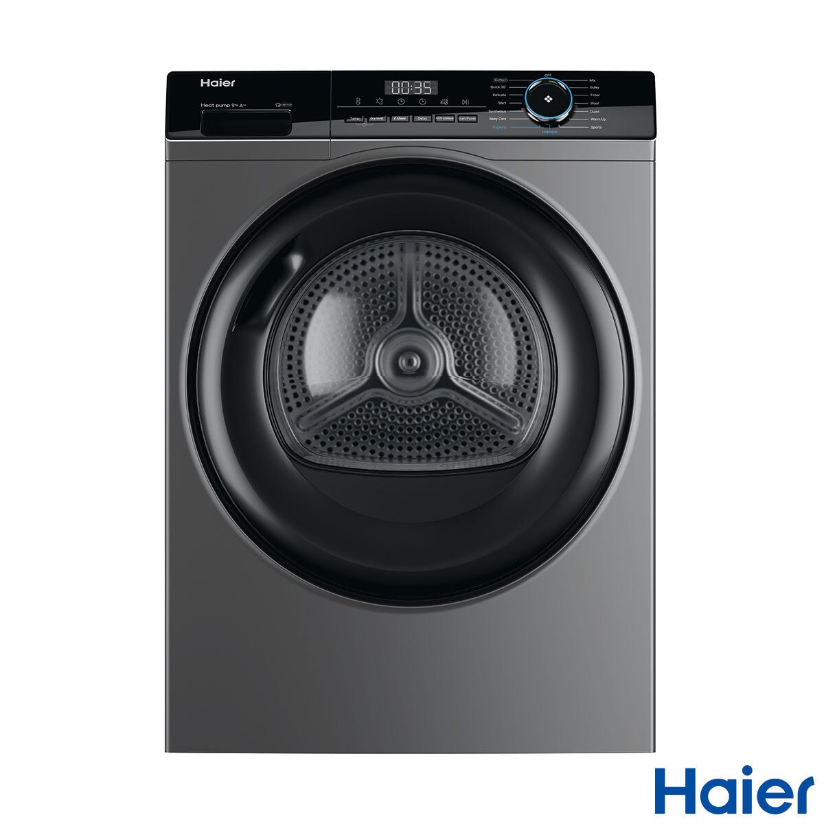 Haier HD90-A2939 9kg Heat Pump Dryer in Graphite