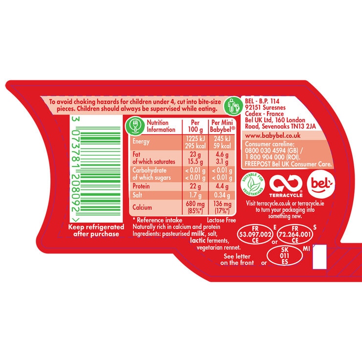 Bel Mini Babybel, 36 x 20g