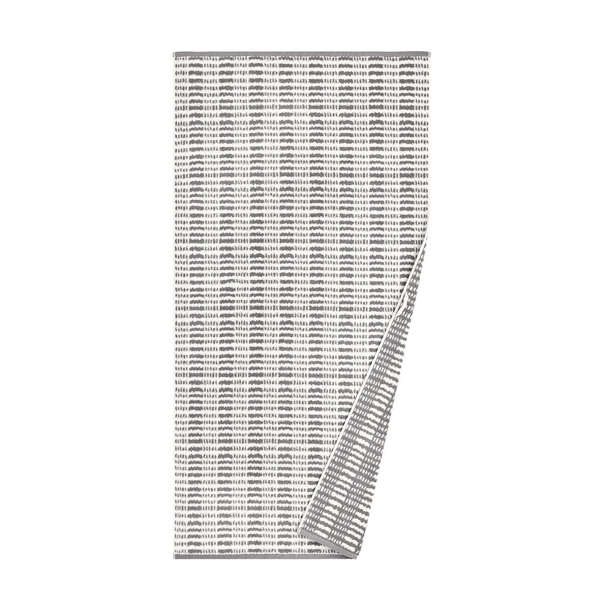 Loftex Loft Stripe Bath Towel in Grey, 76 x 147 cm