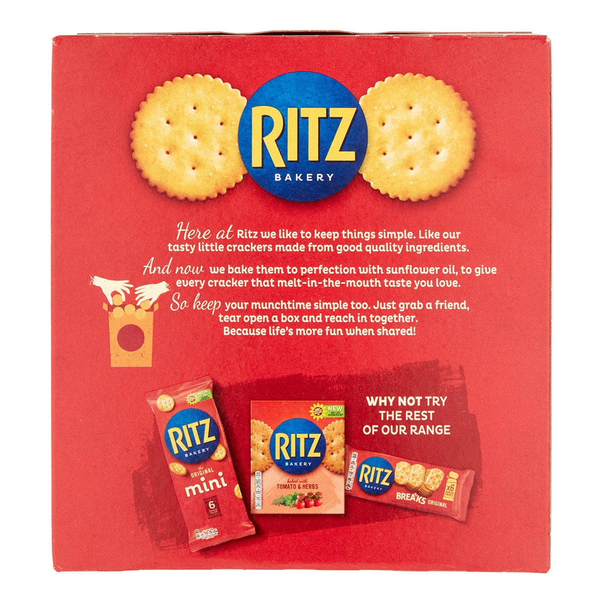 Ritz Original Cracker, 6 x 165g