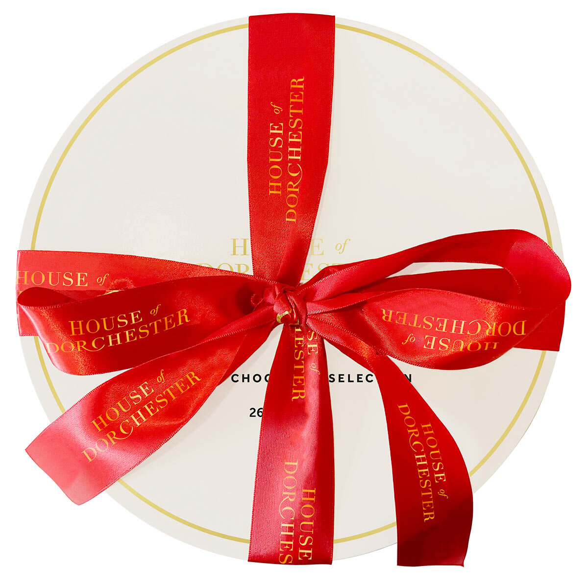 House of Dorchester Luxury Chocolate Selection with Red Bow