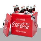 Coca-Cola Retro Ice Chest Cooler with Bottle Opener
