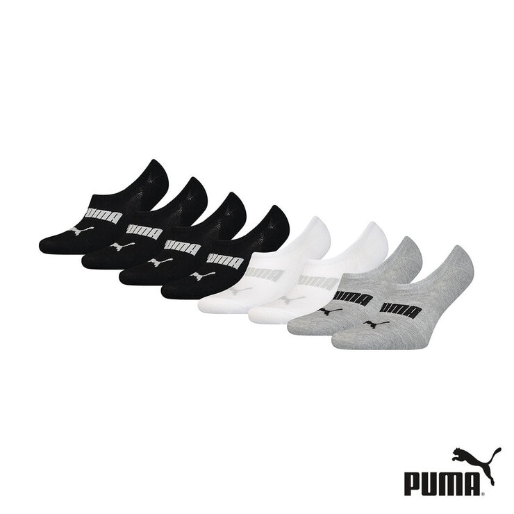 Puma Ladies No Show Sock, 8 Pack in Black Puma Ladies No Show Sock, 8 Pack in Black