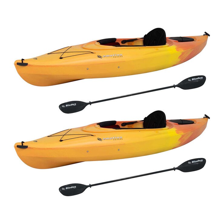 Lifetime 10ft (305cm) 1 Person Guster Sit in Kayak Pack of 2 Costco UK