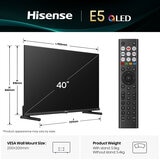 Buy Hisense 40E5QTUK 40 Inch QLED HD Smart TV at Costco.co.uk