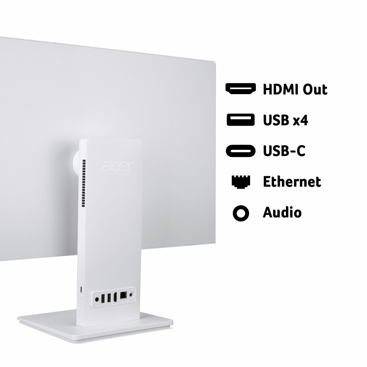 Acer S24-B, Intel Core Ultra 5, 16GB RAM,512GBSSD, 24 Inch All in One Desktop PC, DQ.BSBEK.001