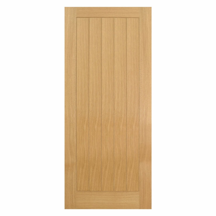 Mendes Internal Prefinished Internal Door - Oak Wiltshire in 3 Sizes