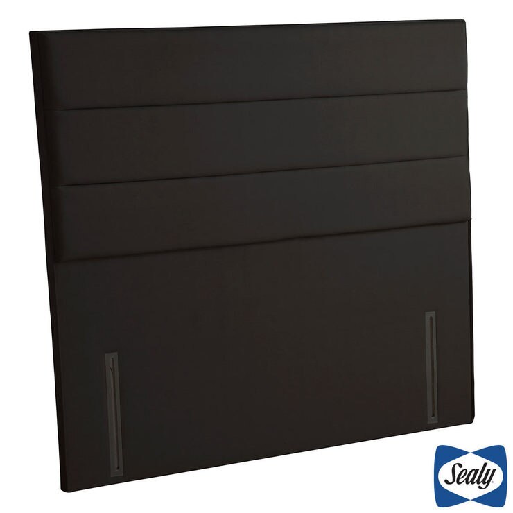Sealy Peat Brown Fabric Full Height Headboard, King Size Costco UK