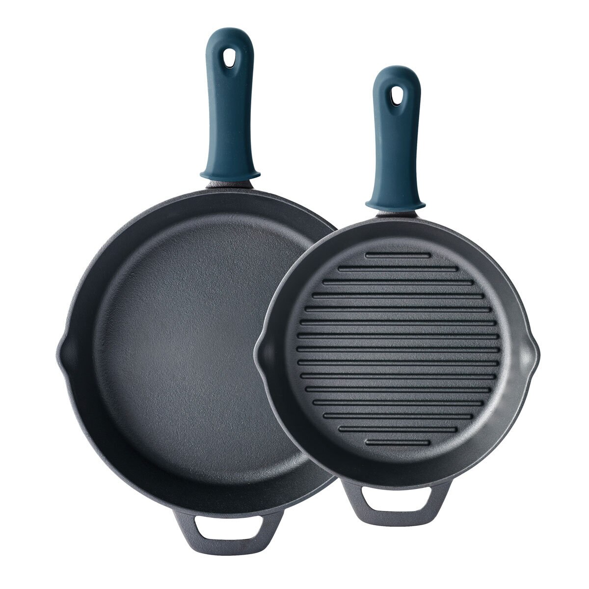 Tramontina Cast Iron Grill and Skillet, 2 Piece Costco UK