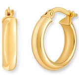 14ct Yellow Gold Classic Hinged Hoop Earrings 14ct Yellow Gold Classic Hinged Hoop Earrings