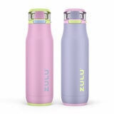 Zulu Stainless Steel Water Bottle 511ml, 2 Pack in 2 Colour Sets