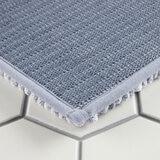 Nubby Bath Mat in Blue 55 x 91 cm