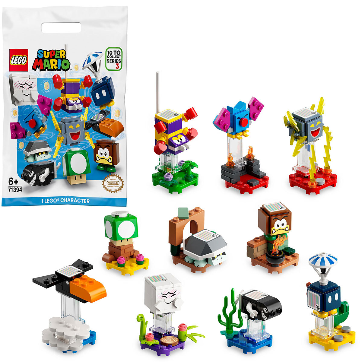 LEGO Super Mario Series 3 Character Packs Pack & Product Image at Costco.co.uk