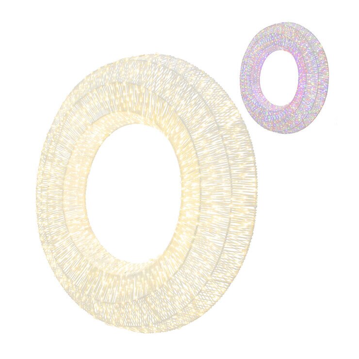 28 Inch Wreath with 1900 LED Lights