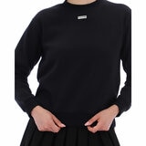 Hunter Women's Crewneck Sweater in Black