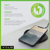 Buy Veld Wireless Charging Pad with Super Fast USB Wall Charger at Costco.co.uk