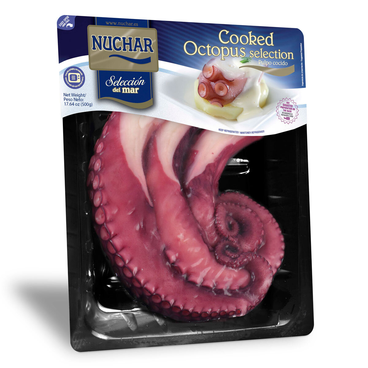 500g pack of cooked octopus