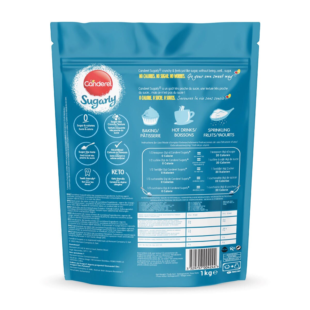 Canderel Sugarly, 1kg | Costco UK