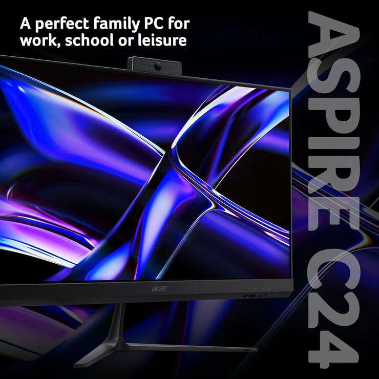 Acer C24-B, Intel Core i5, 16GB RAM, 1TB SSD, 24 Inch All in One Desktop PC, DQ.BRREK.002